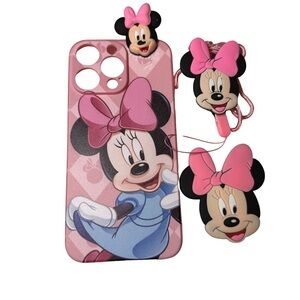 Minnie Mouse Pink Phone Case and Accessories iPhone 15 pro max